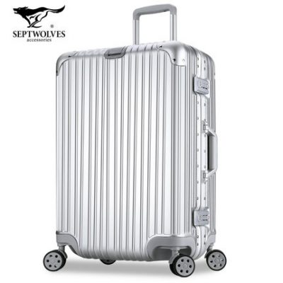 Bảy con sói vali nữ xe đẩy du lịch nam 28 triệu đến bánh xe lưới đỏ 20 inch lên máy bay 22 hộp da 26 phiên bản Hàn Quốc 24