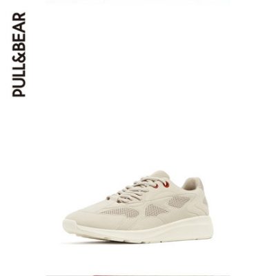 Giày PULL & BEAR Giày thủy triều nam THAM GIA Dòng giày thể thao màu be ngoài trời nam 13312012