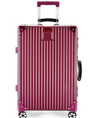 Hành lý lưới xe đẩy màu đỏ trường hợp nữ khung nhôm vali phổ bánh xe nam in mật khẩu hộp 20 inch 24 hộp da 28