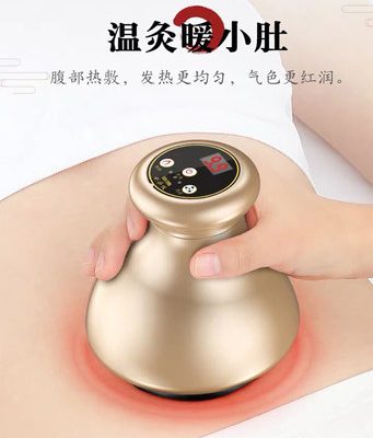 Dụng cụ cạo điện tại nhà mát xa bắp chân cơ thể phổ quát trở lại bàn chải kinh tuyến cổ hút máy tạo tác