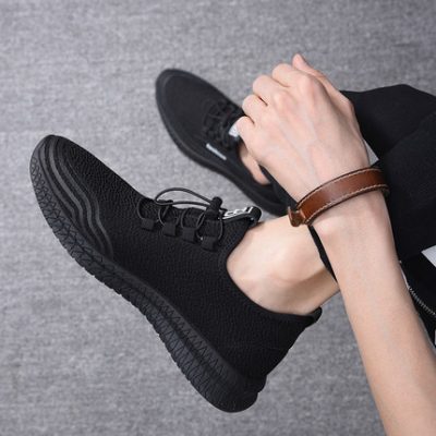 Giày nam mùa hè lưới thoáng khí mùa hè Giày nam thể thao giản dị Giày thoáng khí khử mùi hoang dã Giày lưới Hàn Quốc