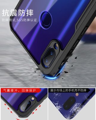 Tin tức Di gạo đỏ Note7 vỏ điện thoại di động kê Note7pro vỏ bảo vệ silicon túi khí chống rơi tất cả bao gồm redminote7 lỏng pro net red redmi kính trong suốt ống kính máy ảnh nữ