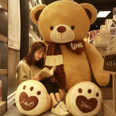 Teddy Panda Plush Toy Doll Doll Doll Hug Bear Big Bear Gối Dễ thương Nữ Extra Gift