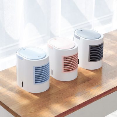 Điều hòa không khí lạnh làm mát di động mát mẻ nhỏ lốc xoáy nhỏ quạt máy tính để bàn giường ngủ quạt ngủ ký túc xá