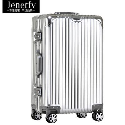 Tất cả nhôm hợp kim magiê xe đẩy trường hợp bánh xe phổ quát 22 inch 20 hộp nội trú vali nam vali kim loại 30 inch