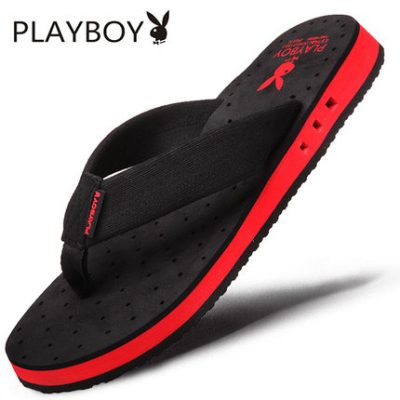 Playboy mùa hè dép xỏ ngón nam ngoài trời xu hướng phiên bản Hàn Quốc của mùa hè chống trượt dép đi dép nam