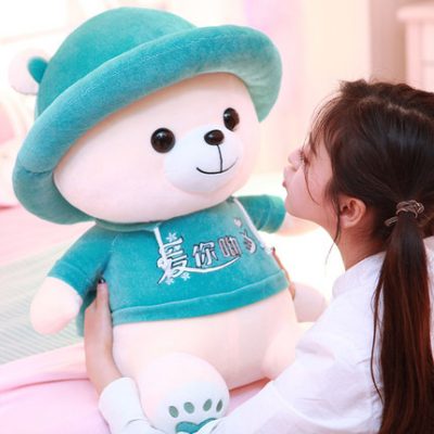Dễ thương ôm gấu đồ chơi gấu bông gấu trúc búp bê rag búp bê ngủ cô gái ngủ món quà sinh nhật