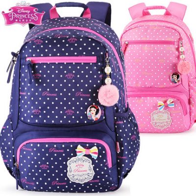 Disney schoolbag nữ sinh tiểu học 1-3-6 lớp ba công chúa cô gái nhẹ gánh gánh vai 5