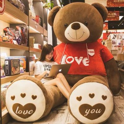 Ôm búp bê gấu búp bê Teddy Panda búp bê nữ dễ thương đồ chơi sang trọng gối ngủ gấu lớn thêm lớn