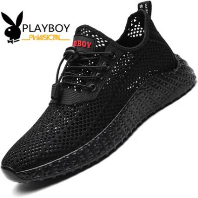Giày đế xuồng nam Playboy mùa hè giày nam mới 2019 giày thể thao lưới giày thoáng khí giày lưới chạy sneakers