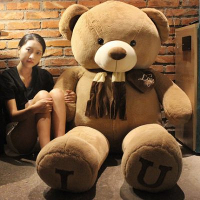 Lớn Teddy Panda Doll Hug Bear Big Bear Doll Doll Plush Toy Gối Sinh nhật Quà tặng Cô gái