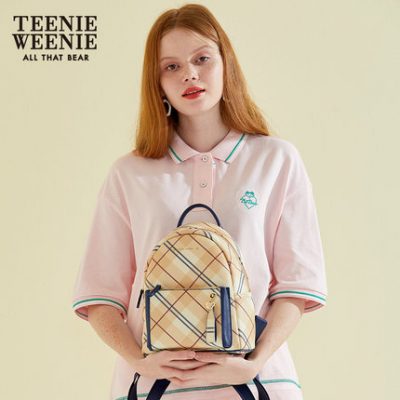 Teenie Weenie Cubs Mùa xuân và mùa hè Áo kẻ sọc nữ túi đeo vai du lịch TTAK8S6B1B