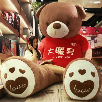 Ôm gấu búp bê Teddy Panda búp bê gấu lớn đồ chơi sang trọng nữ gối quà sinh nhật thêm lớn
