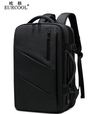 Ba lô nam Ouge có thể mở rộng du lịch dung lượng lớn Li Bao 15,6 inch