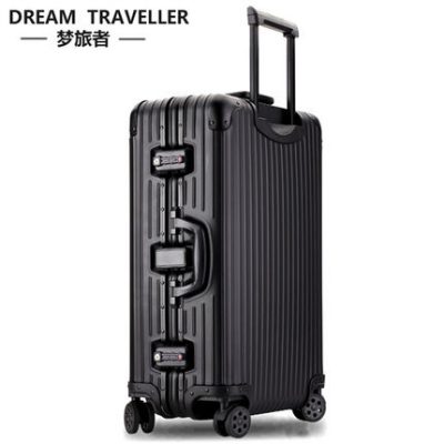 Vali Dream du lịch nhôm hợp kim magiê xe đẩy trường hợp khung nhôm hành lý phổ bánh xe hộp du lịch kim loại hộp mật khẩu nam và nữ