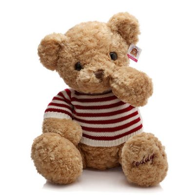 Bai Wenxiong American Big Bear Teddy Bear Đồ chơi sang trọng Ôm gấu Búp bê Búp bê Áo len gấu Quà tặng sinh nhật Nữ