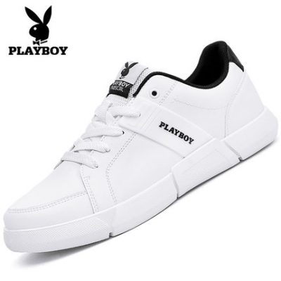 Giày thể thao nam Playboy hè mới phiên bản Hàn Quốc của giày thủy triều màu trắng thoáng khí 2019 giày thể thao