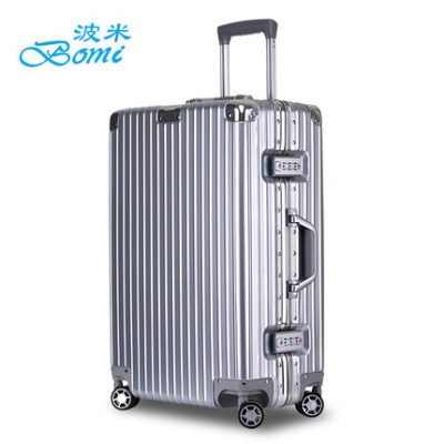 Pomi khung nhôm lên xe đẩy trường hợp phổ quát bánh xe sinh viên vali nam nữ mật khẩu du lịch hộp 24 hộp da 20 inch