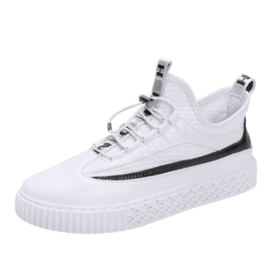 Giày nam 2019 mới mùa hè thoáng khí giày trắng thấp để giúp giày thể thao nam giản dị