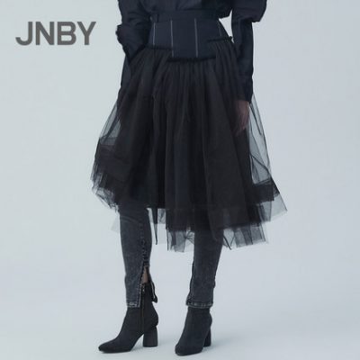 [Trung tâm mua sắm có cùng đoạn] Vải JNBY / Giang Nam 2019 mùa thu mới Một chiếc váy lưới thắt eo nữ 5J8402810