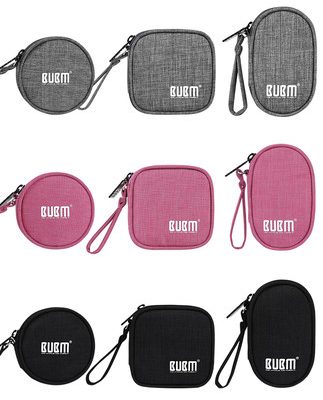BUBM tai nghe túi lưu trữ đầu sạc U đĩa u lá chắn túi Bluetooth mini dễ thương điện thoại di động sạc kho báu sạc dòng dữ liệu cáp bảo vệ bộ nguồn phụ kiện kỹ thuật số hoàn thiện hộp lưu trữ nhỏ