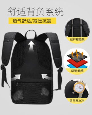 Ba lô nam ba lô túi đi học đại học xu hướng thời trang học sinh trung học cơ sở học sinh trung học