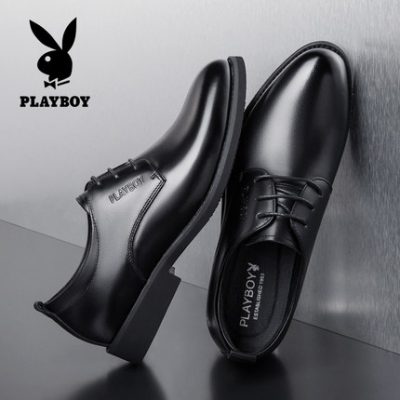 Giày da nam mùa đông Playboy phiên bản Hàn Quốc của người Anh