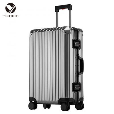 Sao cùng đoạn đầy đủ hợp kim nhôm magiê xe đẩy trường hợp kim loại hành lý du lịch lên máy bay da vali 20/24/28 inch nam và nữ