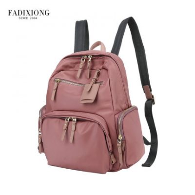 Ba lô nữ 2019 mới thủy triều Hàn Quốc thời trang giản dị nhẹ Oxford vải công suất lớn chống thấm ba lô máy tính