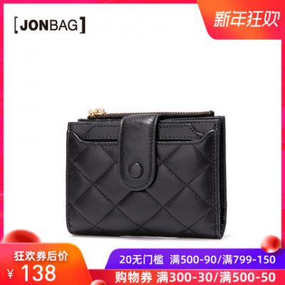 Ví nhỏ retro nữ sinh viên ngắn 2019 mới thời trang nữ Hàn Quốc đơn giản ví cầm tay dễ thương