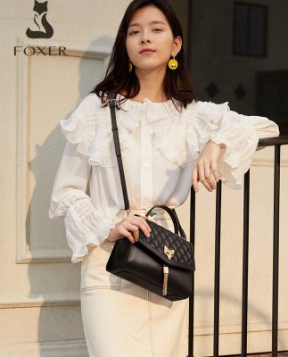 Cáo vàng nhỏ thơm túi hình thoi nữ 2019 thời trang mới bằng da thương hiệu trung niên tay túi đeo vai