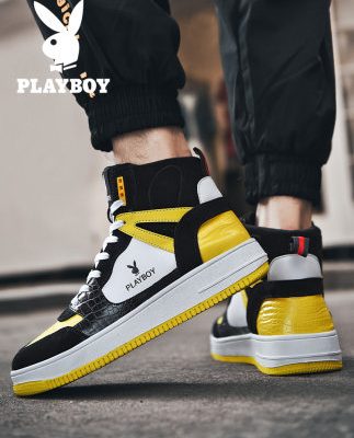 Giày thể thao nam Playboy aj đích thực 2019 thu đông mới thể thao giản dị hoang dã xu hướng giày cao cấp giày nam