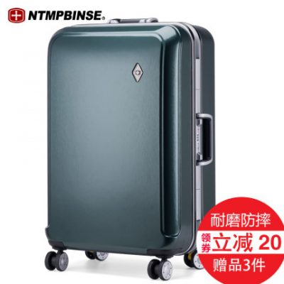 Swiss Army Dao Vali Nữ Universal Wheel Xe đẩy Case Nam Mật khẩu Hộp Nhôm Khung Da Case Case Boarding Net Red Vali du lịch
