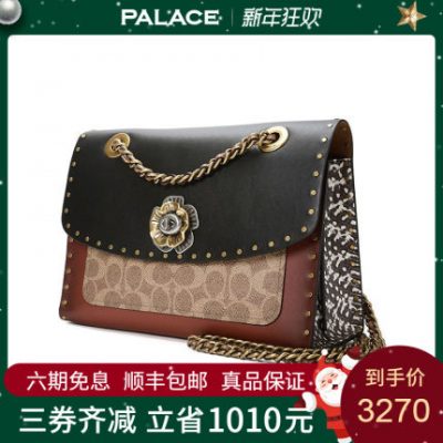 Túi dành cho nữ Coach 2019 Dòng Camellia mới ParkerER Studded Trimmed Shoulder Bag 29416