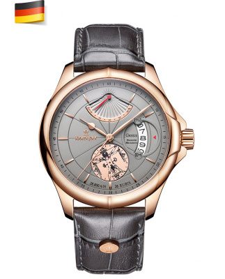 Đồng hồ Đức Kune Đồng hồ nam Da Vinci Nổi tiếng Tranh cơ tự động Đồng hồ chống nước rỗng Đồng hồ nam chính thức