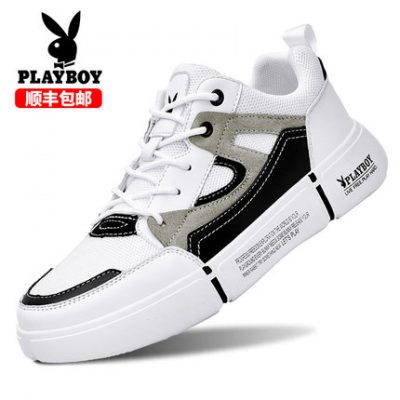 Giày nam Playboy mùa đông 2019 giày thủy triều mới cộng với nhung ấm thể thao giày cotton giản dị khâu xu hướng giày
