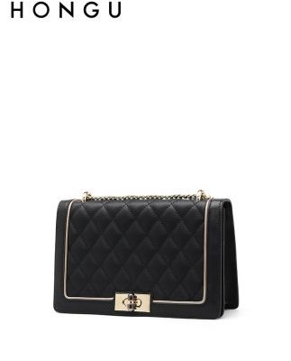 Red Valley New Small Bag Women 2019 New Fashion Leather Shoulder Messenger Túi kim cương Chuỗi chéo Túi vuông nhỏ