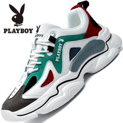 Giày nam Playboy mùa đông 2019 giày bố mới nam giày đế xuồng mùa thu sneakers xu hướng giày thường