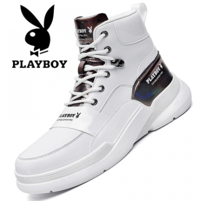 Giày thể thao nam Playboy 2019 mùa đông giày trắng mới cao cấp aj1 giày thể thao thông thường giày cotton du lịch giày du lịch