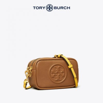 CÂU CHUYỆN BURCH Tang Li Baiqi PERRY Mini Bag Leather Messenger Bag Camera Bag Túi nhỏ vuông 55691