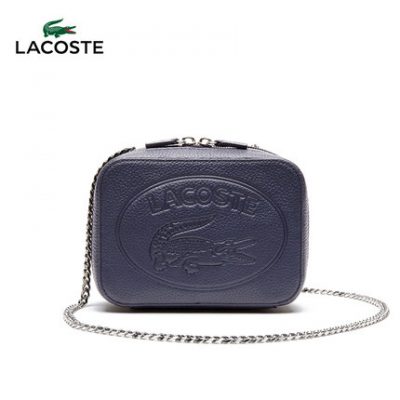 [Đoạn văn tương tự của Wu Xin] Túi đeo chéo nữ cá sấu Pháp LACOSTE 19 Mùa thu mùa đông Túi đeo chéo mới thời trang | NF2970M2