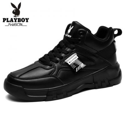 Giày thể thao nam Playboy mùa đông giày thể thao thủy triều giày du lịch nam cộng với nhung cotton ấm áp giày nam giản dị giày mùa đông