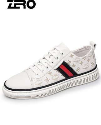 Giày nam không đế xuồng mùa đông 2019 giày cao mới mới Giày trắng nhỏ da thể thao nam