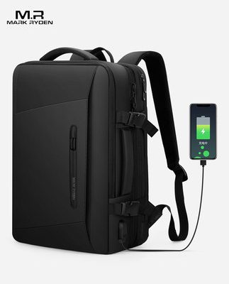 Mở rộng Ba lô Nam Ba lô Kinh doanh Bình thường Công suất lớn Túi du lịch Túi xách tay 17 inch