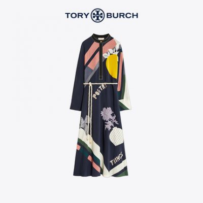 TUR BURCH Tang Liboqi 19 phụ nữ đầu thu mùa thu in áo dài tay 56595