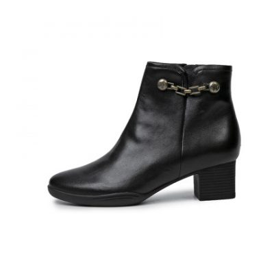 Hàng ngàn đôi giày của phụ nữ Baidu 2019 mùa đông mới, giày cao gót bằng da dày phong cách quân đội retro dành cho nữ A9540022WX