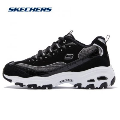 Giày Skechers 2019 giày nữ mới mùa đông cộng với nhung ấm thể thao giản dị giày gấu trúc giày giầy cotton