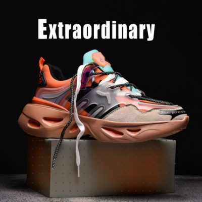 Giày nam mùa thu 2019 giày tương lai Giày thủy triều hoang dã Hàn Quốc xu hướng thể thao giản dị Giày mùa đông