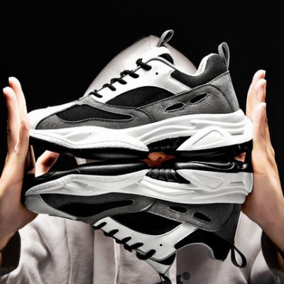 Giày cotton nam Giày thủy triều mùa đông 2019 mới cộng với nhung ấm cha giày nam Giày thủy triều giản dị giày thể thao nam