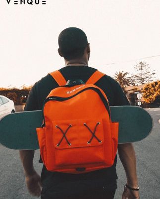 Ba lô Venque / Fanke thủy triều thương hiệu nam và nữ thời trang đường phố ba lô Túi máy tính 14 inch hoang dã châu Âu và Mỹ